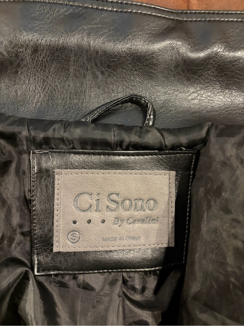 Ci Sono Black Men's Duffel Bag with Contrast Tan Trim